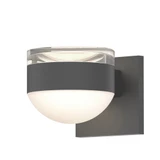REALS 2 LED Clear Cylinder and Dome Lens Wall Sconce 5 Inch by Sonneman - 7302FHDL