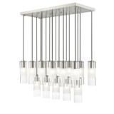 Alton 17 Light Linear Chandelier 14.25 x 18 Inches Wide by Z-Lite - 824P-17L
