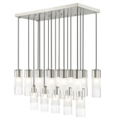 Alton 17 Light Linear Chandelier 14.25 x 18 Inches Wide by Z-Lite - 824P-17L