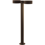 REALS 2 LED Plate Cap and Plate Lens Double Bollard 28 Inch by Sonneman - 7308PCPL
