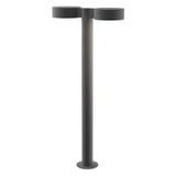 REALS 2 LED Plate Cap and Plate Lens Double Bollard 28 Inch by Sonneman - 7308PCPL