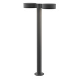REALS 2 LED Plate Cap and Plate Lens Double Bollard 28 Inch by Sonneman - 7308PCPL