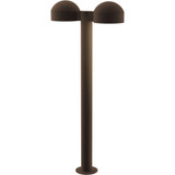 REALS 2 LED Dome Cap and Plate Lens Double Bollard 29.75 Inch by Sonneman - 7308DCPL