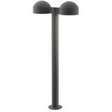 REALS 2 LED Dome Cap and Plate Lens Double Bollard 29.75 Inch by Sonneman - 7308DCPL