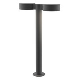 REALS 2 LED Plate Cap and Plate Lens Double Bollard 22 Inch by Sonneman - 7307PCPL