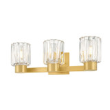 Danae 3 Light Bath Vanity 6.25 Inch Tall and 18 Inch Wide by Mitzi - H1107303