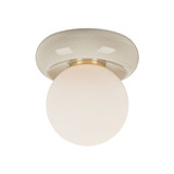 Tyra 1 Light Flush Mount 6 Inch Tall and 8.75 Inch Wide by Mitzi - H1160501
