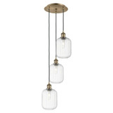 Preston 3 Light Cord Hung Pendant 36 Inch X 13.25 Inch by Innovations - 113B-3P-G460-7