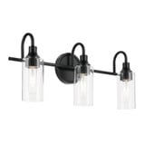 Kavi 3 Light Bath Vanity 10 Inch Tall and 23 Inch Wide by Kichler - 55211