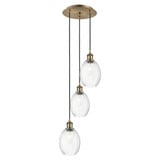 Preston 3 Light Cord Hung Pendant 33 Inch X 12.75 Inch by Innovations - 113B-3P-G459-6