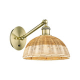 Bristol Natural II 1 Light Adjustable Wall Sconce 11 Inch by Innovations - 317-1W-NBD2-9