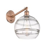 Rochester 1 Light Adjustable Wall Sconce 12 Inch X 10 Inch by Innovations - 317-1W-G556-10
