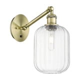 Preston 1 Light Jar Adjustable Wall Sconce 11.75 Inch Tall by Innovations - 317-1W-G460-7