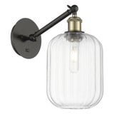 Preston 1 Light Jar Adjustable Wall Sconce 11.75 Inch Tall by Innovations - 317-1W-G460-7