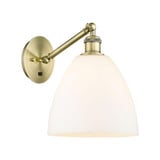 Bristol 1 Light Adjustable Wall Sconce 12 Inch X 9 Inch by Innovations - 317-1W-GBD-9