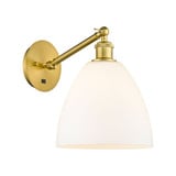 Bristol 1 Light Adjustable Wall Sconce 12 Inch X 9 Inch by Innovations - 317-1W-GBD-9