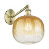 Brookhaven Sphere 1 Light Adjustable Wall Sconce 12 Inch by Innovations - 317-1W-G481-10