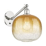 Brookhaven Sphere 1 Light Adjustable Wall Sconce 12 Inch by Innovations - 317-1W-G481-10