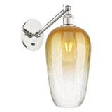 Brookhaven Flute 1 Light Adjustable Wall Sconce 15 Inch Tall by Innovations - 317-1W-G484-7