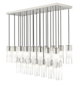 Alton 23 Light Linear Chandelier 14.25 x 18 Inches Wide by Z-Lite - 824P-23L