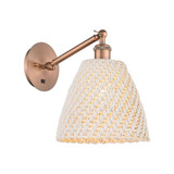 Bristol Natural 1 Light Adjustable Wall Sconce 11 X 9 Inch by Innovations - 317-1W-NBD-9