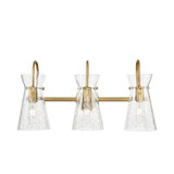 Nicole 3 Light Bath Vanity 12.13 Inch Tall and 24 Inch Wide by Innovations - 385-3W-G385-5