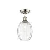 Preston 1 Light Bulb Shade Semi Flush Mount 12 X 6.25 Inch by Innovations - 516-1C-G459-6