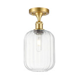 Preston 1 Light Jar Semi Flush Mount 13 Inch X 6.75 Inch by Innovations - 516-1C-G460-7