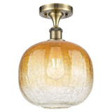 Brookhaven Sphere 1 Light Semi Flush Mount 13 X 10.5 Inch by Innovations - 516-1C-G481-10