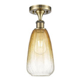 Brookhaven Almond 1 Light Semi Flush Mount 14 Inch X 6 Inch by Innovations - 516-1C-G480-6