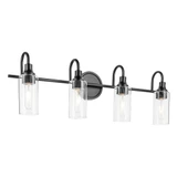 Kavi 4 Light Bath Vanity 10 Inch Tall and 31.5 Inch Wide by Kichler - 55212