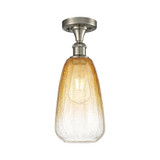 Brookhaven Almond 1 Light Semi Flush Mount 14 Inch X 6 Inch by Innovations - 516-1C-G480-6