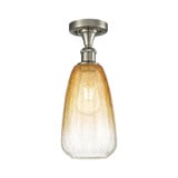 Brookhaven Almond 1 Light Semi Flush Mount 14 Inch X 6 Inch by Innovations - 516-1C-G480-6