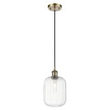 Preston 1 Light Ballston Jar Cord Hung Mini Pendant by Innovations - 516-1P-G460-7