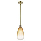 Brookhaven Almond 1 Light Ballston Stem Hung Mini Pendant by Innovations - 516-1S-G480-6