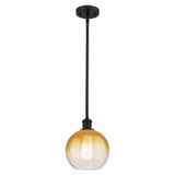 Brookhaven Globe 1 Light Ballston Stem Hung Mini Pendant by Innovations - 516-1S-G483-8