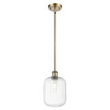Preston 1 Light Ballston Jar Stem Hung Mini Pendant by Innovations - 516-1S-G460-7