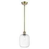 Preston 1 Light Ballston Jar Stem Hung Mini Pendant by Innovations - 516-1S-G460-7