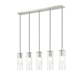 Alton 5 Light Linear Chandelier 14.25 x 4.75 Inches Wide by Z-Lite - 824P-5L