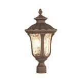 Oxford 3 Light Outdoor Post Top Lantern 11 x 22 Inch by Livex - 7659