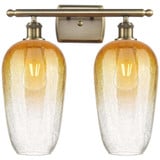 Brookhaven Flute 2 Light Bath Vanity 16 Inch X 17 Inch by Innovations - 516-2W-G484-7