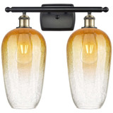 Brookhaven Flute 2 Light Bath Vanity 16 Inch X 17 Inch by Innovations - 516-2W-G484-7