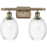 Preston 2 Light Bulb Shade Bath Vanity 11.75 X 16.25 Inch by Innovations - 516-2W-G459-6