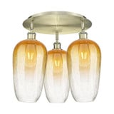 Brookhaven Flute 3 Light Flush Mount 17 Inch X 19 Inch by Innovations - 516-3C-G484-7