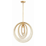 Doral 1 Light Large Pendant by Crystorama - DOR-B7711
