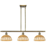 Bristol Natural II 3 Light Stem Hung Island 8.5 X 36 Inch by Innovations - 516-3I-NBD2-9
