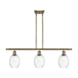 Preston 3 Light Stem Hung Island 11 Inch Tall X 36 Inch Wide by Innovations - 516-3I-G459-6