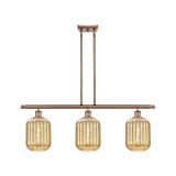 Preston 3 Light Stem Hung Island 12 Inch Tall X 36 Inch Wide by Innovations - 516-3I-G460-7