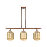 Preston 3 Light Stem Hung Island 12 Inch Tall X 36 Inch Wide by Innovations - 516-3I-G460-7