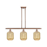 Preston 3 Light Stem Hung Island 12 Inch Tall X 36 Inch Wide by Innovations - 516-3I-G460-7